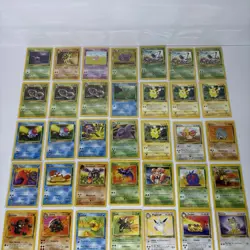 Pokemon TCG Fossil & Jungle Vintage Card Lot Of 49 All LP-MP - Image 2