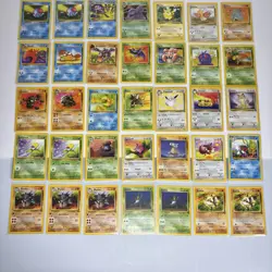 Pokemon TCG Fossil & Jungle Vintage Card Lot Of 49 All LP-MP - Image 3