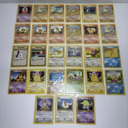 Pokemon TCG Base Set & Base Set 2 Card Lot Of 27 All LP-MP - Image 1