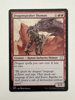 Dragonspeaker Shaman MTG Magic the Gathering Card NM Near Mint AFC - Image 1