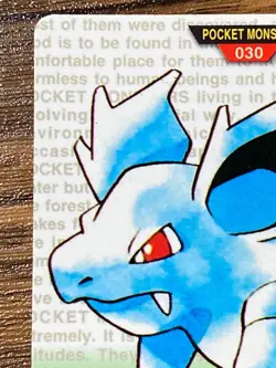 Pokemon Carddass Card Nidorina File No.30 Bandai Pocket Monsters Green 1996 - Image 3