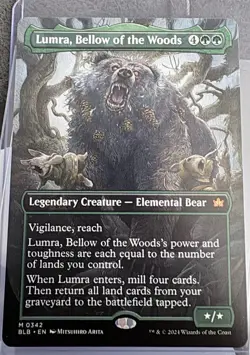 Lumra, Bellow of the Woods (Borderless) (0342) Bloomburrow Regular - Image 1