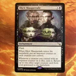 MTG Illicit Masquerade Murders at Karlov Manor Near-Mint Rare!! - Image 1