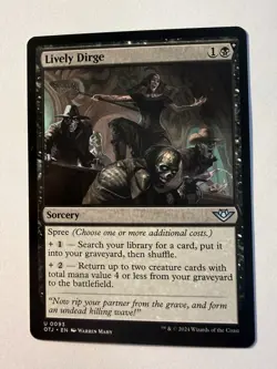 Lively Dirge #93 (NM) Thunder Junction OTJ Magic MTG - Image 1