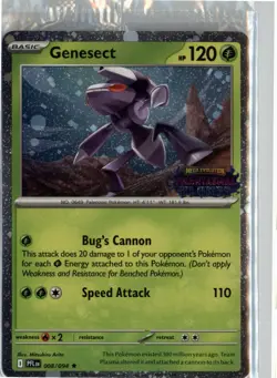 Genesect (Cosmos Holo) (Best Buy Exclusive) 008/094 Sealed Promo Card - Image 1
