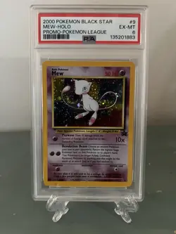 2000 Pokemon HOLO Black Star Promo Mew ⭐ - Image 1