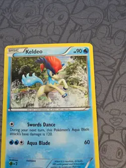 Pokemon: Keldeo #BW60 Holo Ultra Rare Black & White Black Star Promo - MP - H45 - Image 5