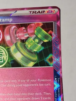 Unfair Stamp - ACE SPEC RARE - Twilight Masquerade - 165/167 Pokemon NM (F006) - Image 5