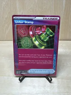 Pokemon Twilight Masquerade Unfair Stamp Ace Spec 165/167 - Image 1