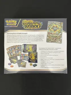 Pokemon TCG Surging Sparks Pokemon Center Elite Trainer Box ETB Factory Sealed - Image 2