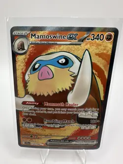 Mamoswine ex 174/159 Ultra Rare Journey Together Pokemon Near Mint - Image 1