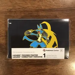 Pokemon TCG: Lucario Focused Fighter Double Deck Box NEW - Image 1