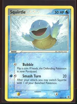 Squirtle Non-Holo Common Pl 83/112 EX FireRed & LeafGreen Nirvana Pokemon - Image 1
