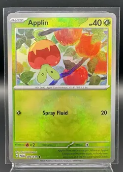 Applin 009/131 (Master Ball) Prismatic Evolutions Pokemon TCG NM - Image 1