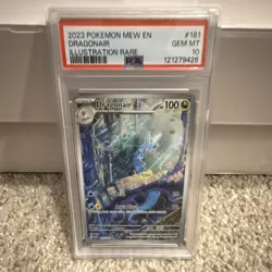 Pokemon Dragonair Illustration Rare Holo PSA 10 Sv: Scarlet & Violet 151 181/165 - Image 1