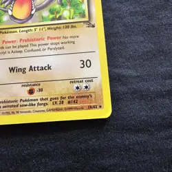 1999 Pokemon Fossil 16/62 Aerodactyl Non-Holo Rare LP/MP. FAST SHIPPING!. - Image 4