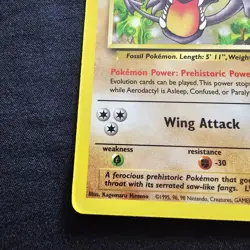 1999 Pokemon Fossil 16/62 Aerodactyl Non-Holo Rare LP/MP. FAST SHIPPING!. - Image 5
