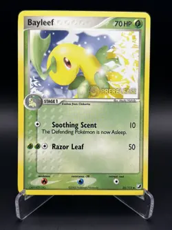 Pokemon Bayleef 35/115 Unseen Forces Prerelease Stamped Promo - Image 1