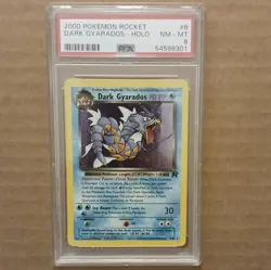 Pokemon Dark Gyarados 8/82 PSA 8 Holo Team Rocket 2000 - Image 1