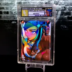 Nessa Waifu Card Encased #06/99 Gold Demigoddess Collection SLAB Pokemon Trainer - Image 1