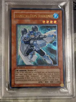 Elemental Hero Bubbleman CRV-EN014 1st Ed Ultimate Rare PSA 10 Yugioh Card - Image 2