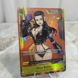 Bandai One Piece TCG Nico Robin ST29-009 Egghead Character Foil Blocker +2000 - Image 2