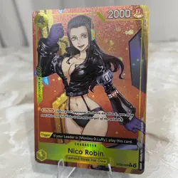 Bandai One Piece TCG Nico Robin ST29-009 Egghead Character Foil Blocker +2000 - Image 3