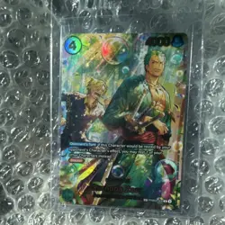 Bandai One Piece Roronoa Zoro Character PRB02-006 Foil Blocker 4000 ATK 4 Cost - Image 1