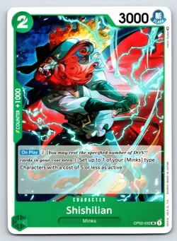 One Piece - OP02-032 Shishilian - UC - US Seller - Image 1