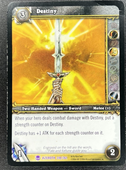 WOW TCG World of Warcraft DESTINY #318 Heroes of Azeroth - Image 1