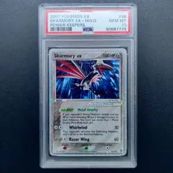 Pokemon Karte - Skarmory ex 98/108 2007 Pokemon EX Power Keepers POP 71 PSA 10 - Image 1