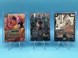 3 Card lot - Son Goku FS09-07 SR Foil Dragon Ball Super Fusion World NM - Image 1