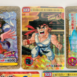 STREET FIGHTER II ZERO Rare Card Bandai Capcom CHUN-LI RYU GOKI HOLO japanese - Image 2