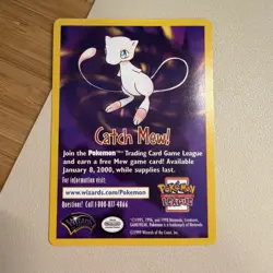 Catch Mew WOTC Movie Promo Pokemon Card Vintage - Image 1