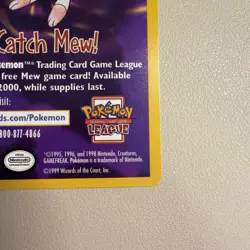 Catch Mew WOTC Movie Promo Pokemon Card Vintage - Image 3