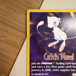 Catch Mew WOTC Movie Promo Pokemon Card Vintage - Image 5