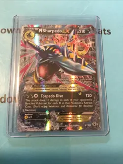 M Sharpedo EX XY200 Card Ultra Rare, Sharpedo EX 91/160 🔥 - Image 1