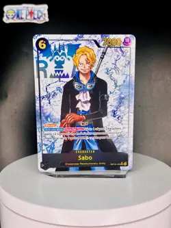 One Piece Card Game 🏴‍☠OP13-120 Sabo SEC PAR NM Alt Art Foil ENGLISH - Image 1