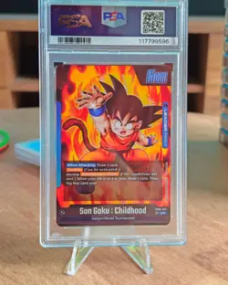 PSA 10 Son Goku : Childhood FB06-025 Leader Alt Card Rivals Clash LOW POP - Image 4