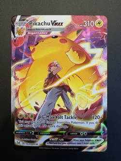 Pikachu VMax TG17/TG30 Lost Origin Pokemon Card - Image 1