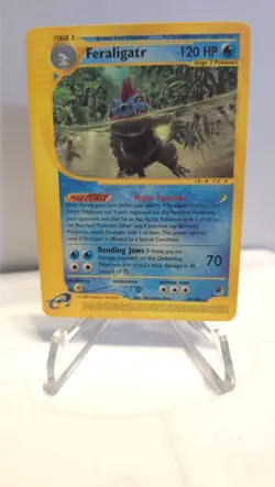 Feraligatr 47/165 Rare Non Holo LP Expedition Pokemon Card TCG Vintage - Image 1