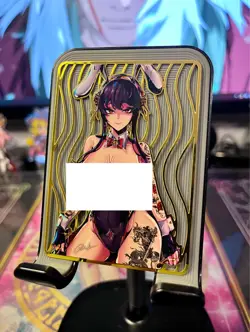 Goddess Story Metal Card Rare Anime Waifu Yor Forger Bunny - Image 2