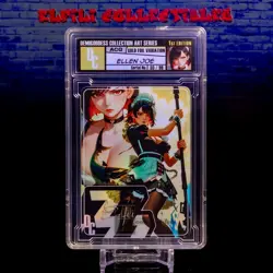Ellen Joe Waifu Card #55/99 Encased Label Gold Foil Demigoddess Collection SLAB - Image 1