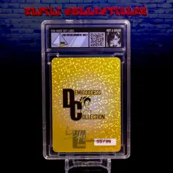 Ellen Joe Waifu Card #55/99 Encased Label Gold Foil Demigoddess Collection SLAB - Image 5