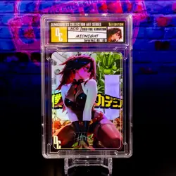 Midnight Waifu Card Encased #46/99 Gold Foil Demigoddess Collection SLAB MHA - Image 1