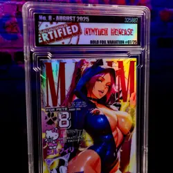 Yoruichi Waifu Card Serial #07/25 LIMITED RELEASE Encased Custom Holo SLAB Bleac - Image 1