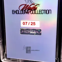 Yoruichi Waifu Card Serial #07/25 LIMITED RELEASE Encased Custom Holo SLAB Bleac - Image 4