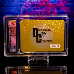 Android 21 Waifu Card Encased #22/99 Gold Demigoddess Collection SLAB ACG DBZ - Image 3