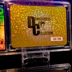 Android 21 Waifu Card Encased #22/99 Gold Demigoddess Collection SLAB ACG DBZ - Image 4