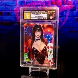 Yumeko Waifu Card Encased #10/99 Gold Foil Demigoddess Collection SLAB Kakegurui - Image 1